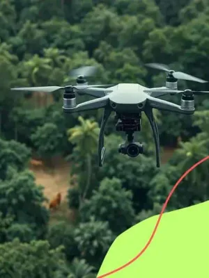 Drones for environmental conservation and monitoring