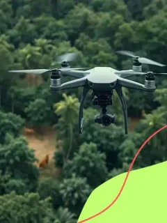 Drones for environmental conservation and monitoring