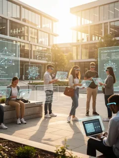 AI integration in US higher education campus