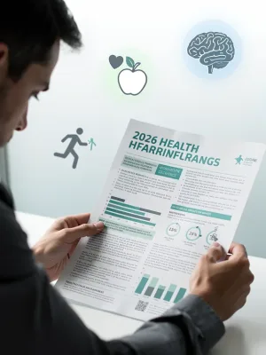 Person reviewing health plan documents, highlighting hidden benefits for 2026