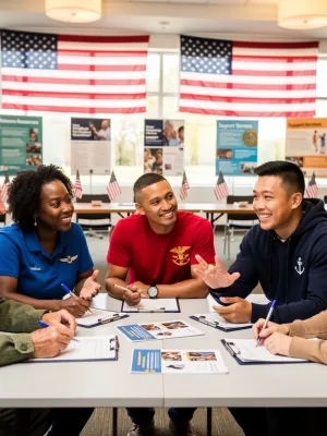 Veterans discussing benefit changes and new programs for 2026