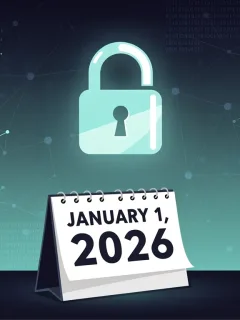Digital lock symbolizing new federal data privacy regulations 2026