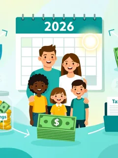 Family benefiting from 2026 tax-advantaged healthcare savings