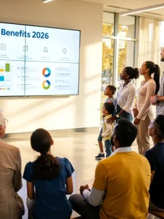 People learning about new federal benefits programs for 2026