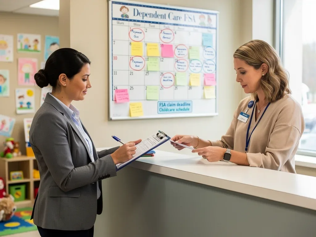 Parent reviewing childcare arrangements while planning a Dependent Care FSA 2026 election
