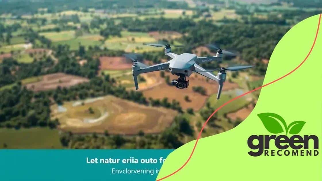 Benefits of using drones for environmental surveys