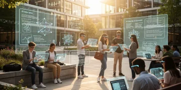 AI integration in US higher education campus