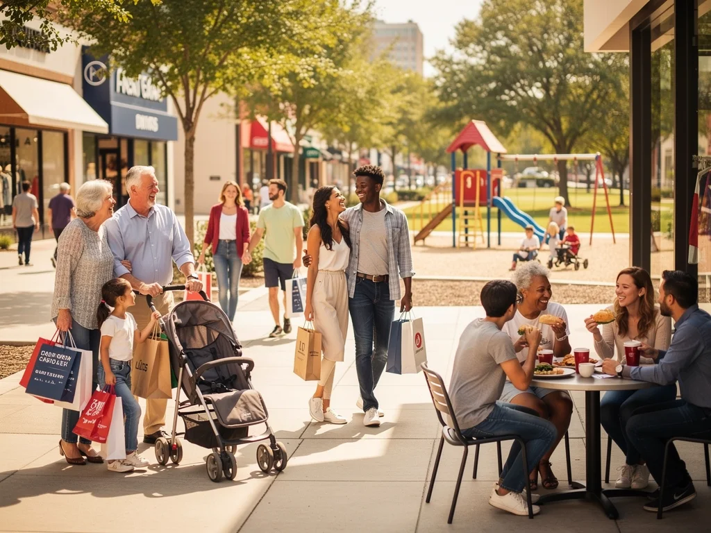 Diverse American consumers benefiting from economic support