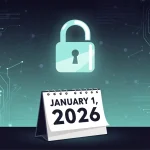 Digital lock symbolizing new federal data privacy regulations 2026