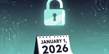 Digital lock symbolizing new federal data privacy regulations 2026