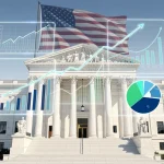 Federal Reserve Meeting Summary: No Interest Rate Changes Expected Before March 2026 Federal Reserve building with economic data overlay, symbolizing stable interest rates until March 2026.