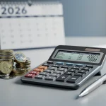 Financial planning tools with 2026 calendar for FSA optimization