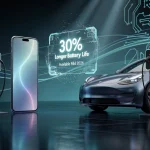 Futuristic devices powered by new battery technology with extended life