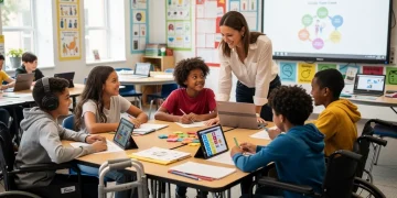 Students with disabilities thriving in an inclusive classroom setting
