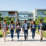 Education Benefits 2026: Tuition Assistance & Loan Forgiveness Students on university campus with books, symbolizing education benefits